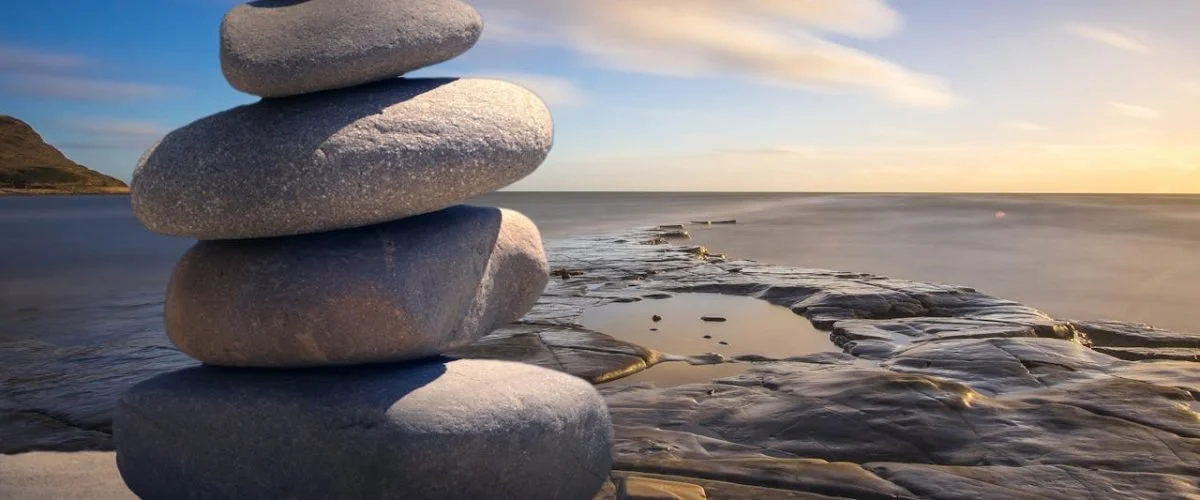 Stacked of Stones Outdoors